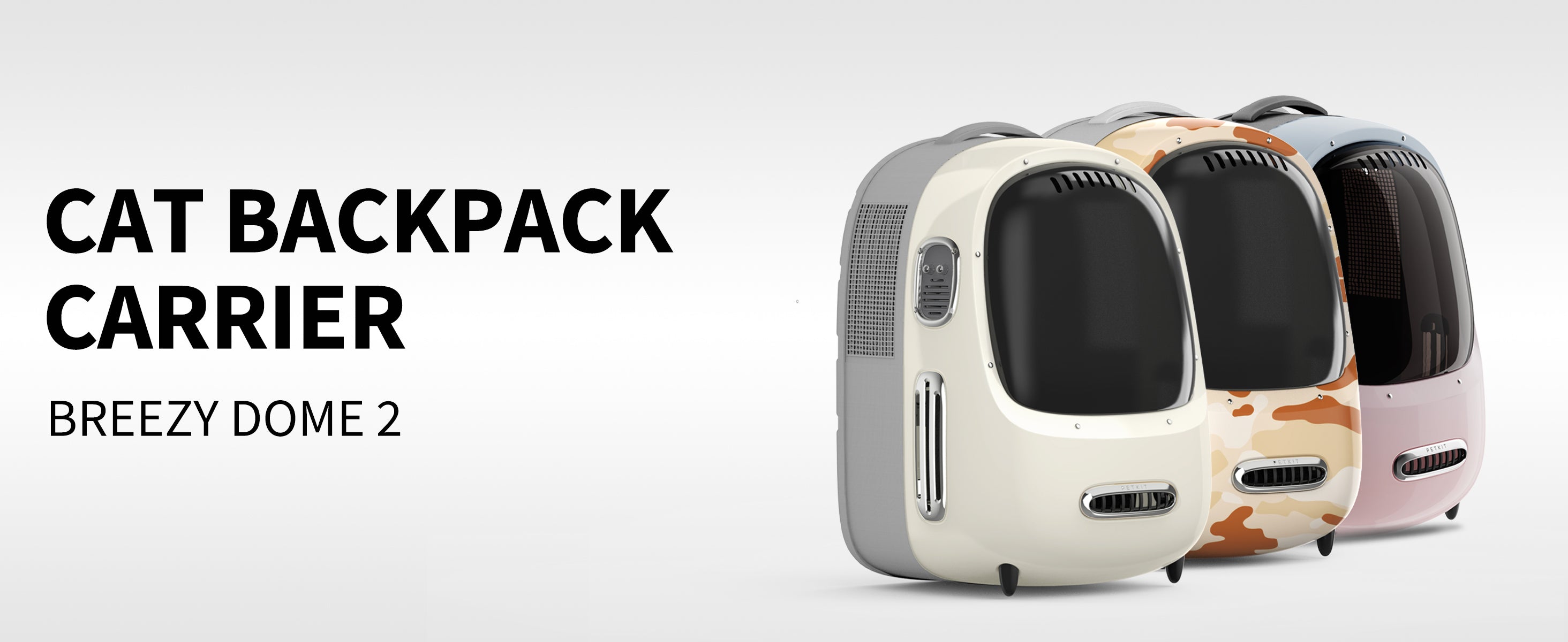 Breezy Dome 2 Cat Backpack Carrier designed for breathable, secure, and comfortable outdoor travel with cats