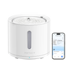 EverSweet Solo 2 Pet Water Fountain shown with a mobile app interface indicating remote control functionality